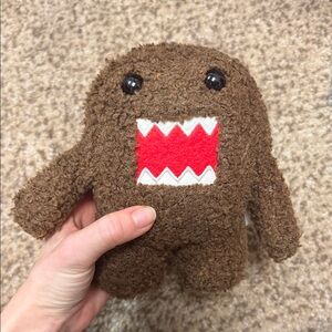 Domo Brown Plush Monster Toy